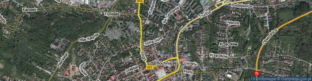 Zdjęcie satelitarne Solna Góra ul.