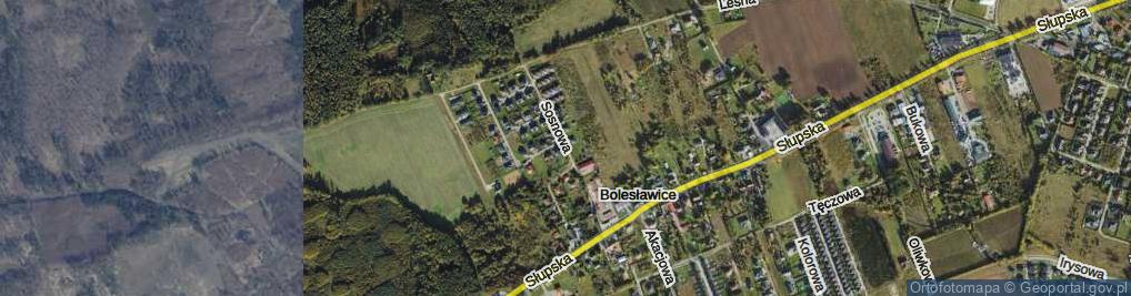 Zdjęcie satelitarne Sosnowa ul.