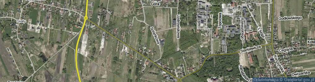 Zdjęcie satelitarne Solankowa ul.