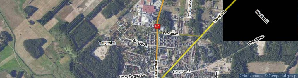 Zdjęcie satelitarne Sosnowa ul.