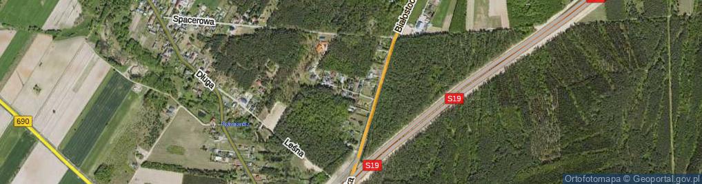 Zdjęcie satelitarne Sosnowa ul.