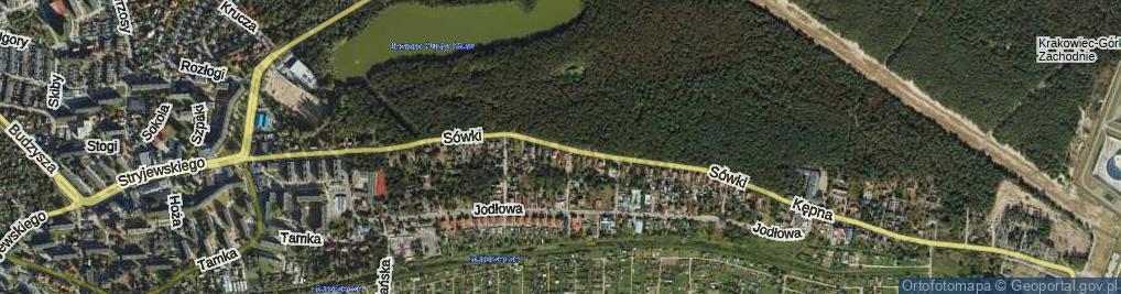 Zdjęcie satelitarne Sówki ul.