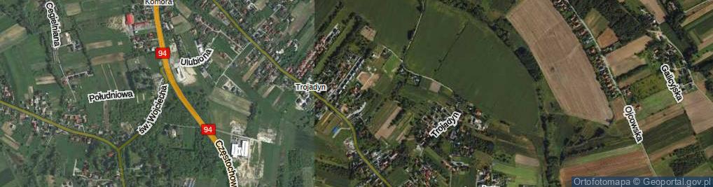 Zdjęcie satelitarne Sosnowa ul.