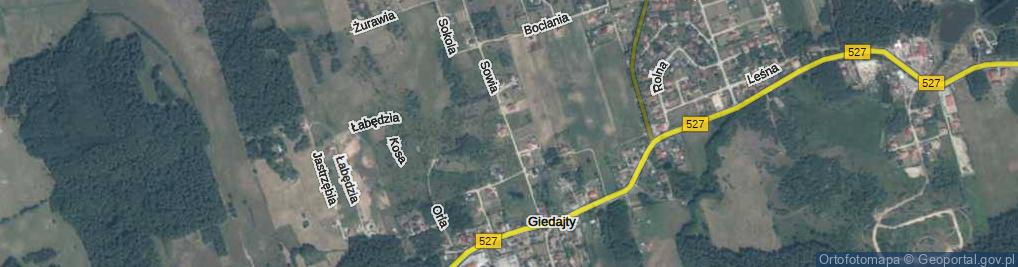 Zdjęcie satelitarne Sowia ul.