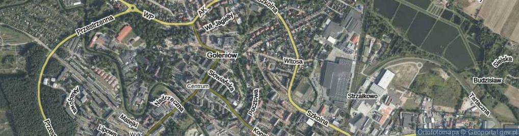 Zdjęcie satelitarne Sorysa Józefa ul.