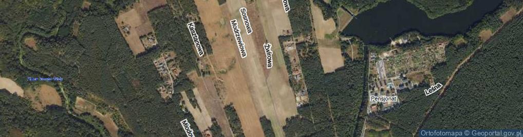 Zdjęcie satelitarne Sosnowa ul.