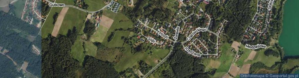 Zdjęcie satelitarne Sójki ul.