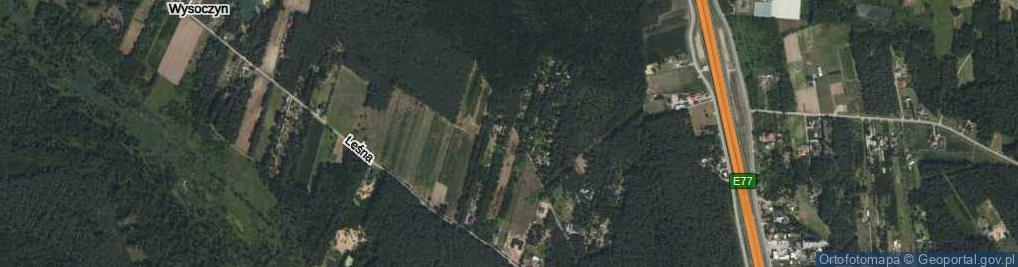 Zdjęcie satelitarne Sosnowa ul.