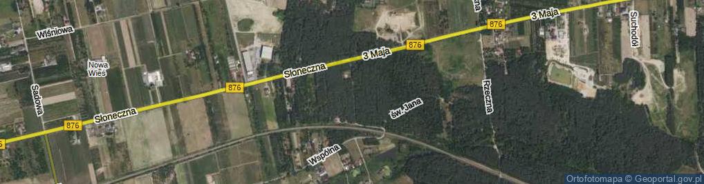 Zdjęcie satelitarne Sosnowa ul.