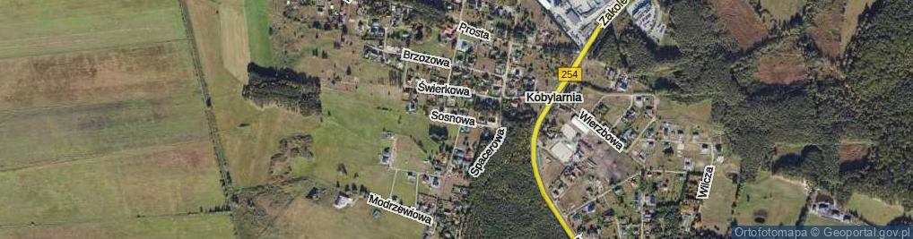 Zdjęcie satelitarne Sosnowa ul.