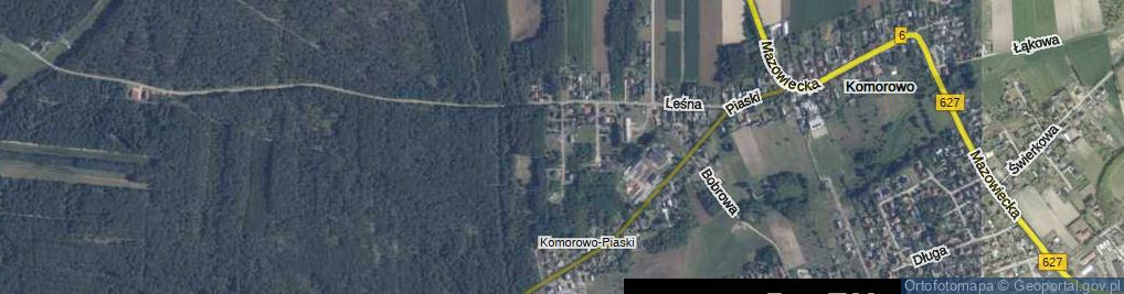 Zdjęcie satelitarne Sosnowa ul.