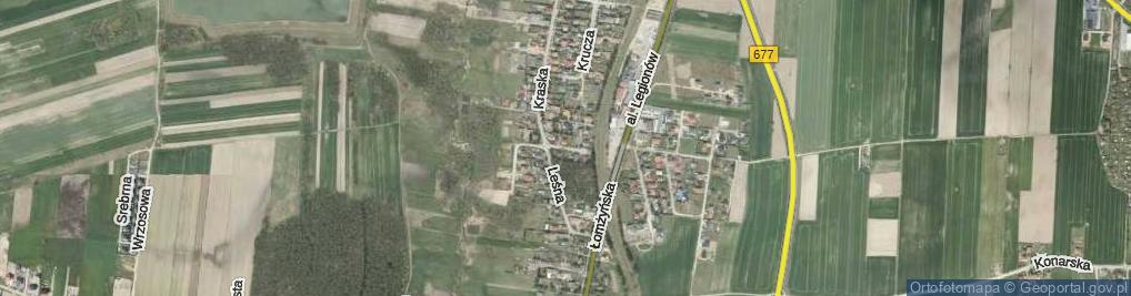 Zdjęcie satelitarne Sosnowa ul.