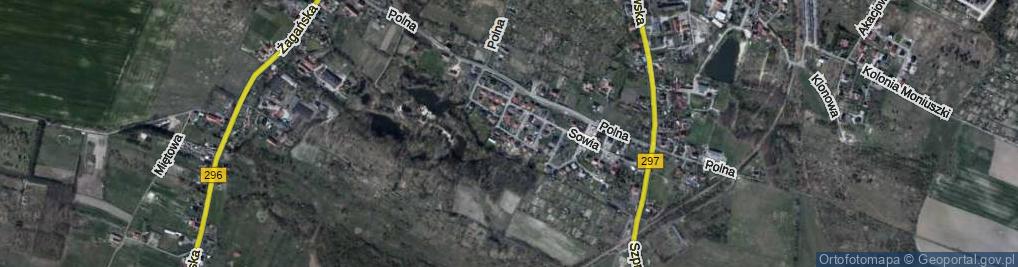Zdjęcie satelitarne Sokola ul.