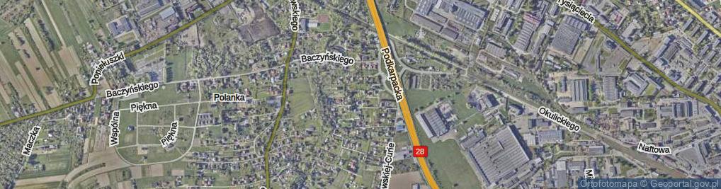 Zdjęcie satelitarne Sosnowa ul.