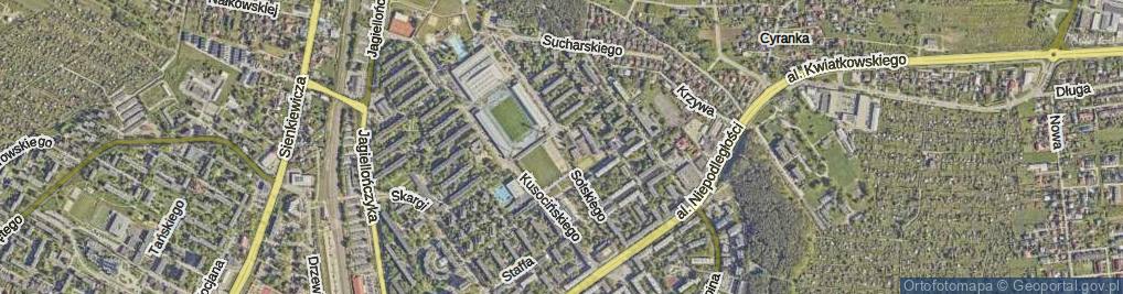 Zdjęcie satelitarne Solskiego Ludwika ul.