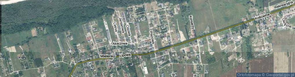 Zdjęcie satelitarne Sosnowa ul.