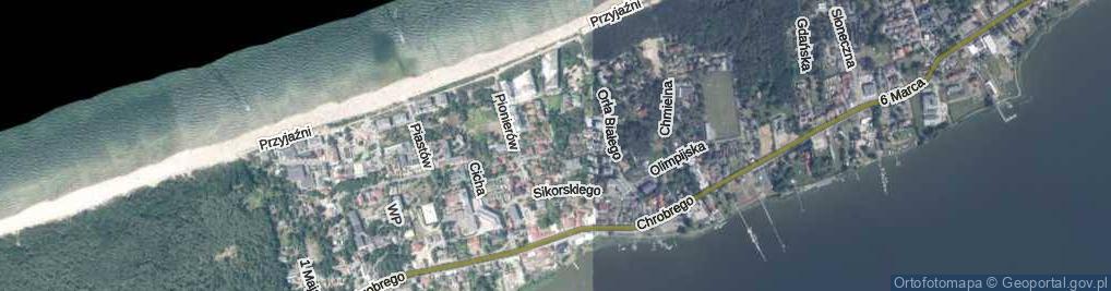 Zdjęcie satelitarne Sosnowa ul.