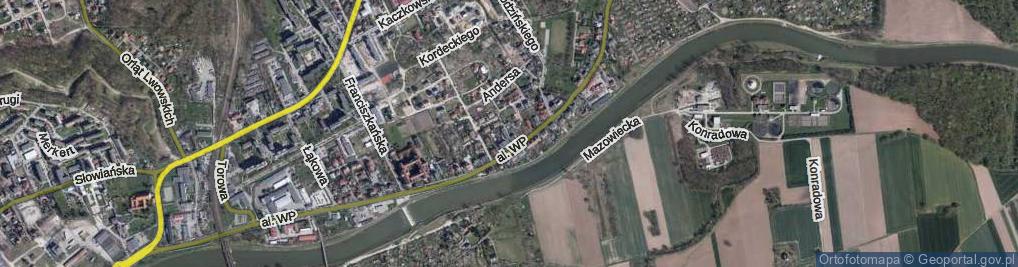 Zdjęcie satelitarne Sosnkowskiego Kazimierza, gen. ul.