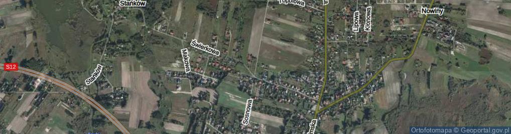 Zdjęcie satelitarne Sosnowa ul.
