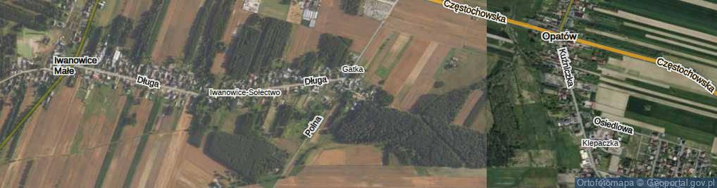 Zdjęcie satelitarne Sosnowa ul.