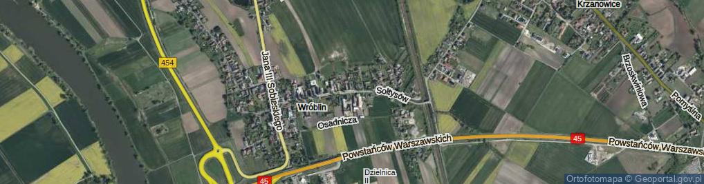 Zdjęcie satelitarne Sołtysów ul.