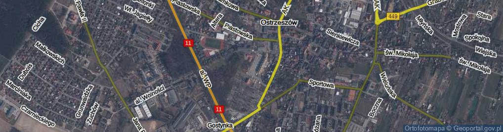 Zdjęcie satelitarne Sobierajskiego Zdzisława, ks. ul.