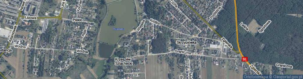 Zdjęcie satelitarne Sosnowa ul.