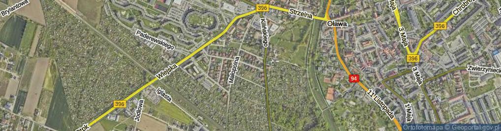 Zdjęcie satelitarne Sowińskiego Józefa, gen. ul.