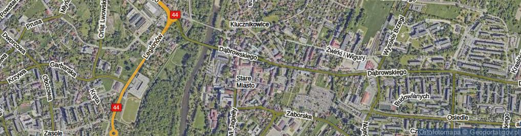 Zdjęcie satelitarne Solskiego Ludwika ul.