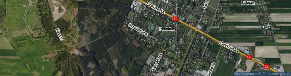 Zdjęcie satelitarne Sosnowa ul.