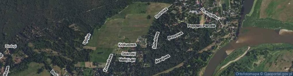 Zdjęcie satelitarne Sosnowa ul.