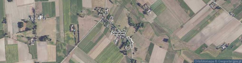 Zdjęcie satelitarne Sokołowo ul.