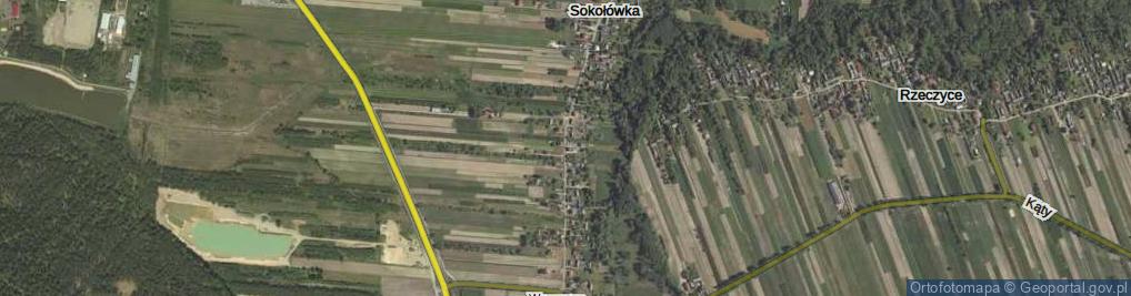 Zdjęcie satelitarne Sokołówka ul.