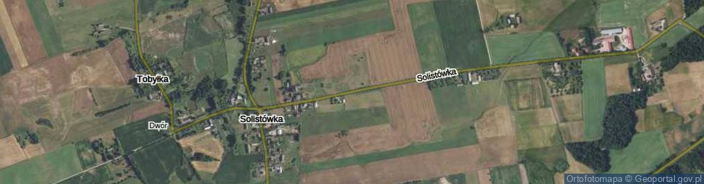 Zdjęcie satelitarne Solistówka ul.