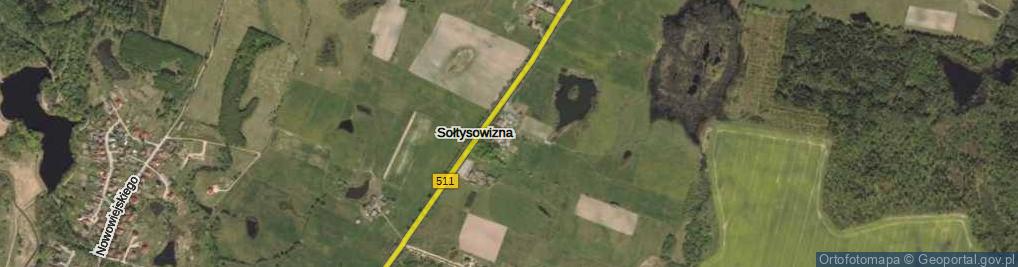 Zdjęcie satelitarne Sołtysowizna ul.