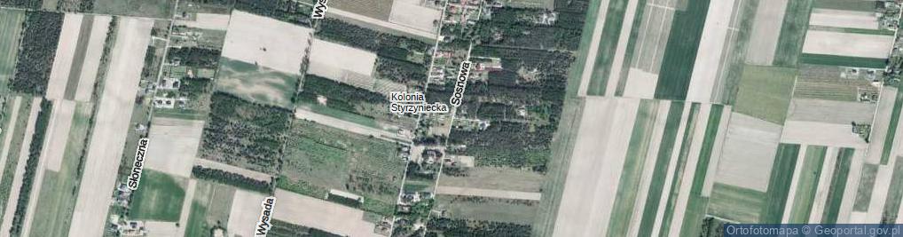 Zdjęcie satelitarne Sosnowa ul.