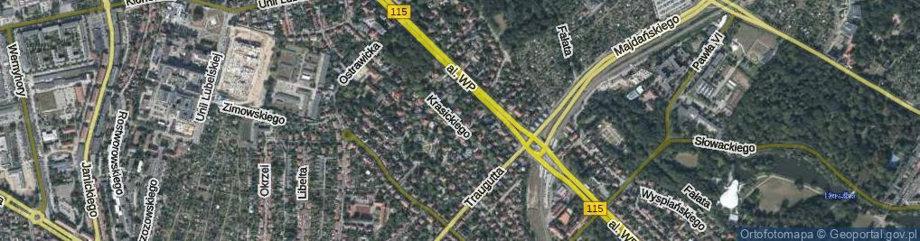 Zdjęcie satelitarne Solskiego Ludwika ul.