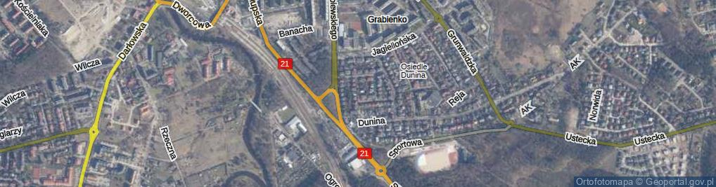 Zdjęcie satelitarne Sosnowa ul.