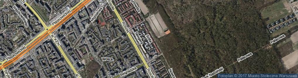 Zdjęcie satelitarne Sotta-Sokoła Kazimierza ul.