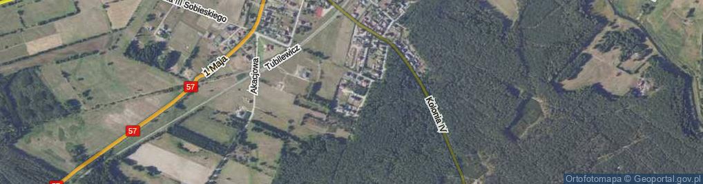 Zdjęcie satelitarne Sosnowa ul.