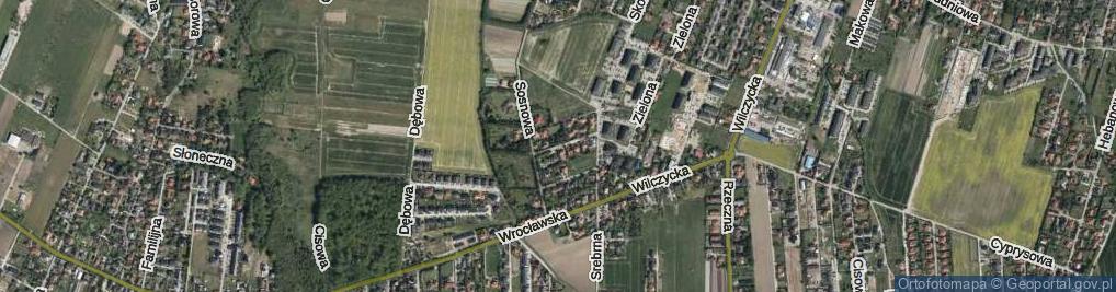 Zdjęcie satelitarne Sosnowa ul.
