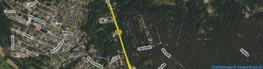 Zdjęcie satelitarne Sosnowa ul.