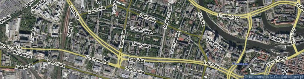 Zdjęcie satelitarne Sołtysia ul.