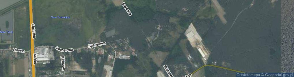 Zdjęcie satelitarne Sosnowa ul.