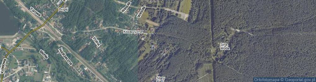 Zdjęcie satelitarne Sosnowa ul.