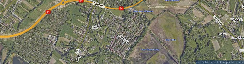 Zdjęcie satelitarne Sosnowa ul.