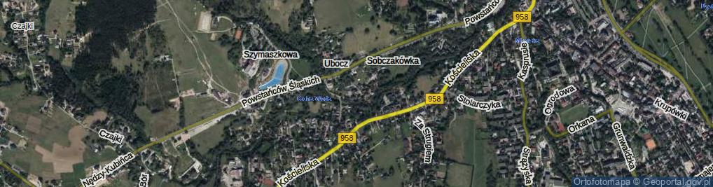 Zdjęcie satelitarne Sobczakówka ul.