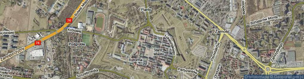 Zdjęcie satelitarne Solna ul.