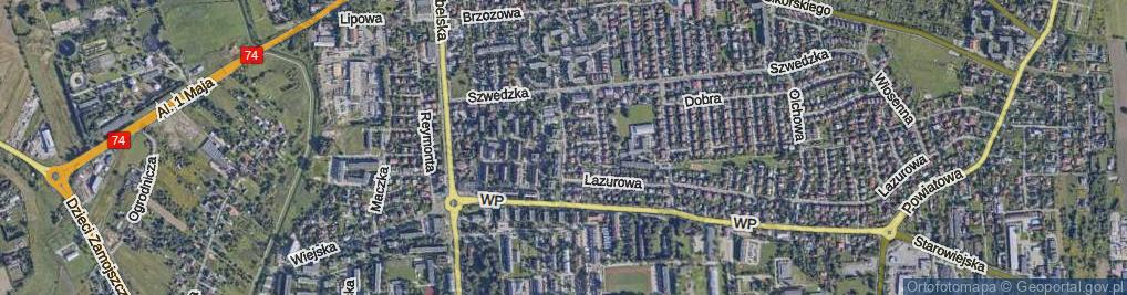 Zdjęcie satelitarne Sowińskiego Józefa, gen. ul.