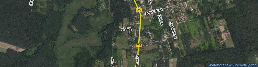 Zdjęcie satelitarne Sosnowa ul.